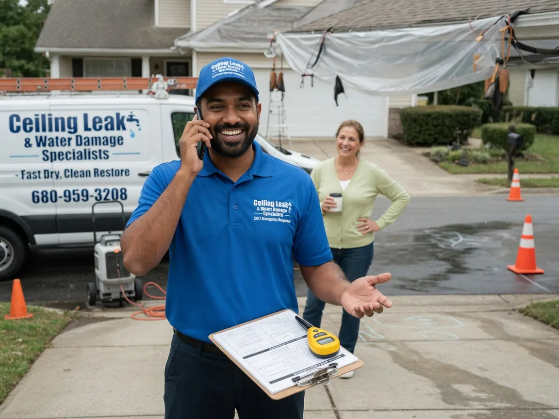 Ceiling Leak Cleanup Clifford, IN FAQs